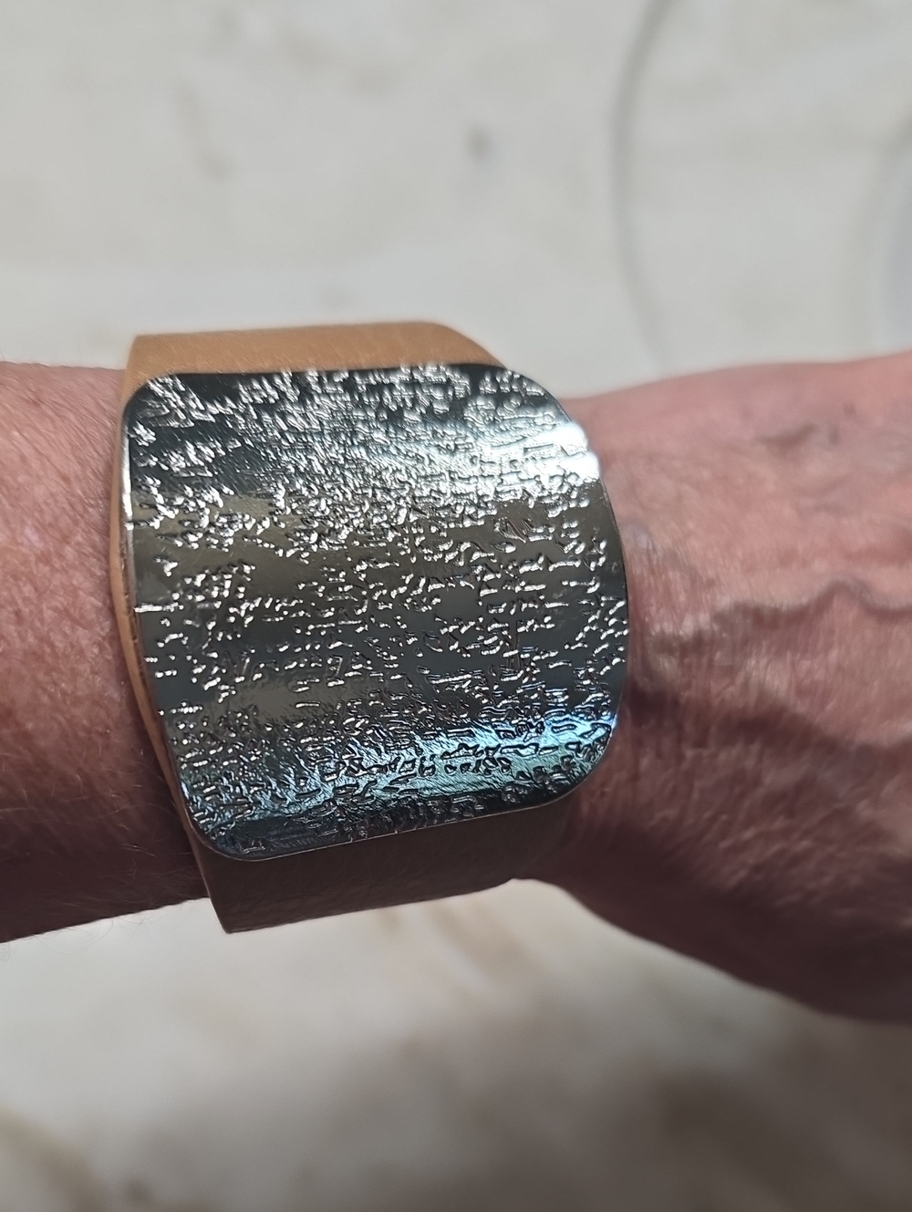 Leather / Silver Bracelet